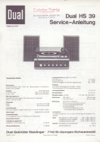 Dual HS-39-Service-Manual 